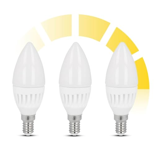 LED line Ampoules E14 Dimmable C37 9W 1170lm 4000K (Equivalence incandescence 90W), Ampoule LED en forme de Bougie, Lot de 3 (Blanc Neutre)