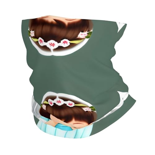 Cute little angel Pattern Multifunctional sports headscarf Headband, face mask, wristband