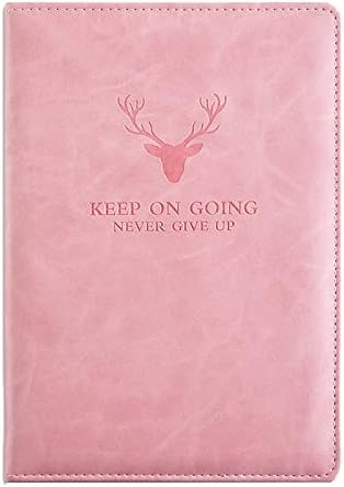 Earning Power B5 Ruled Notebook Journal 360 Page with Pen Loop, Hardcover Writing Notebooks, Perfect for Office Home School Business Writing and Composition (Pink, B5)