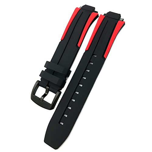 Bracelet montre 18mm silicone évite usure et sueur pour montre T111417