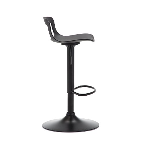 Thksbought Set Of 4 Modern Bar Stools Simple Adjustable Bar Stool(Matte Back) #TOP5