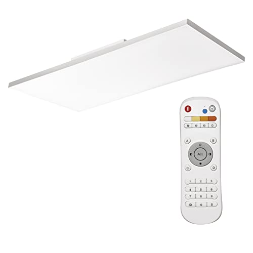 EMOS LED Deckenleuchte 24W dimmbar mit Fernbedienung, rahmenlos, CRI 95,...