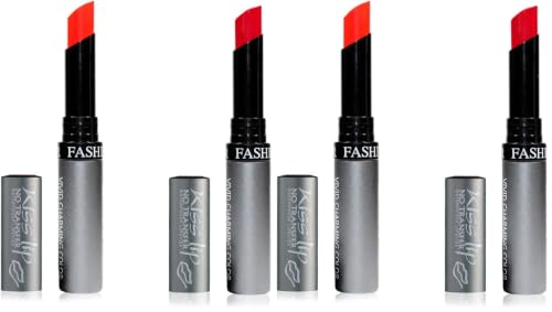 Image of Fashion Colour Kiss Lip No Transfer Lipstick, Waterproof, Smudgeproof, Long Lasting Combo (Orange Red & Scarlet) (Pack of 2)