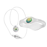 Power Balance Silicone Rubber Wristbands Bracelets Sports and Silicone Pendant Necklace for Men and Women