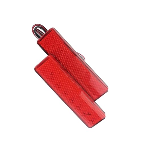 2x LED réflecteur de pare-chocs arrière rouge pour camionnette Renault Master et Trafic