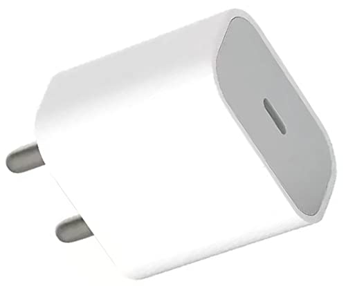 Image of 20W C Type Adapter Compatible with iPhone Charger iPhone 14 /13 /12 /11 /X Series Pd2.0 Fast Adapter Charger with 6 Months Warranty|6 Months Warranty |Adapter Only