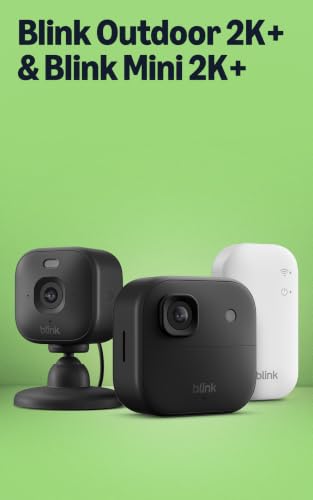 Miniatura 2 de Cámara exterior 2K+ Blink con Cámara Mini 2K+ Blink (última generación), Negro, módulo de sincronización básico Incluido