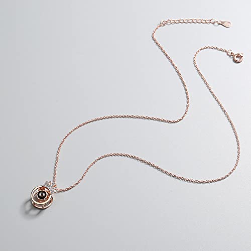 Collier projection en argent sterling et zircons de qualité prestige