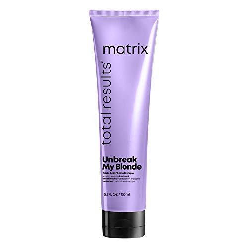 MATRIX Unbreak My Blonde | Bond-Strengthening Leave-In Treatment | Revives and Adds Softness and Shine | For Damaged, Lightened and Over Processed Hair | 10.1 Fl. Oz.