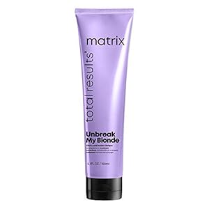 MATRIX-Unbreak-My-Blonde-Reviving-Leave-In-Treatment-Strengthens-and-Adds-Softness-and-Shine-For-Damaged-Lightened-and-Over-Processed-Hair-101-Fl-Oz MATRIX Unbreak My Blonde Reviving Leave-In Treatment | Strengthens and Adds Softness and Shine | For Damaged, Lightened and Over Processed Hair | Packaging May Vary | 10.1 Fl. Oz. | Vegan