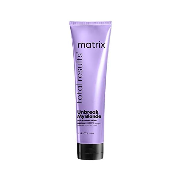 MATRIX Unbreak My Blonde Reviving Leave-In Treatment | Strengthens and Adds Softness and Shine | For Damaged, Lightened and Over Processed Hair | Packaging May Vary | 10.1 Fl. Oz. | Vegan