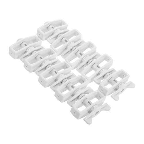 CAXUSD 10pezzi Tendifilo Recinzione Elettrica Resistenti Anti-calore e Intemperie Tendifilo Isolante Plastica Per Recinto Bestiame Facile Da Installare e Strumento Tensionalo Per Fili Agr