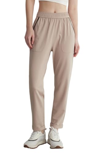 Pantalon de jogging en coton pour femme idéal pour le télétravail ou le sport