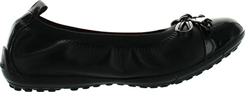 Geox Girl Piuma F Two Tone Leather Ballet Flats Shoes2
