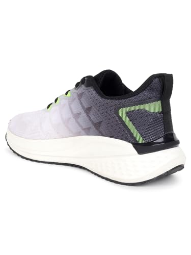 Image of Birde Stylish Comfortable Regular Wear EVA-TPR-TPU Running Black:White (Branded Box) Sports Shoes for Men