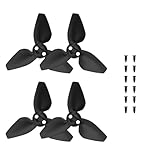4 x Propeller, geräuscharmer Ersatz mit Schrauben und Schraubendreher, Propeller, Ersatzpropeller, Luftfotografie