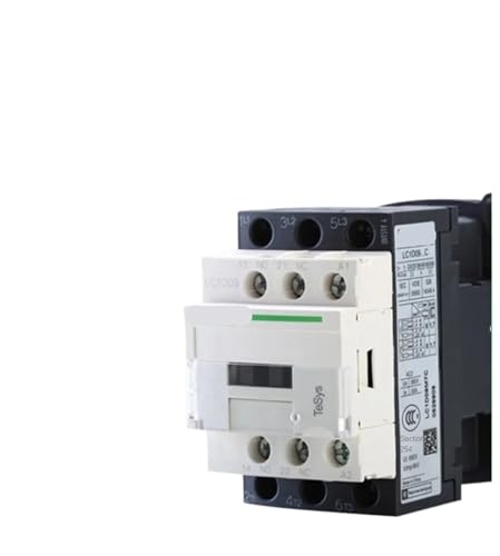 Contacteur tripolaire Noir CA LC1D18A 24V pour commande moteur