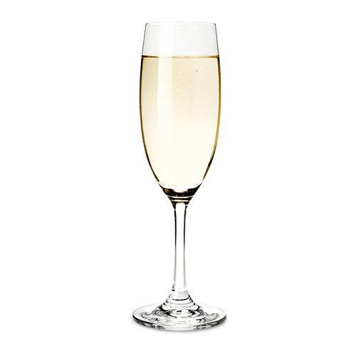 True Cuvée Set of 4 Champagne Flutes, 7 oz, Clear