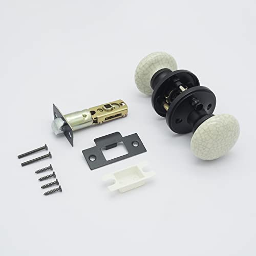 Ncl White Door Knobs, Keyless Door Handles, Porcelain Door Levers, Interior Bath Door Knob … #TOP3