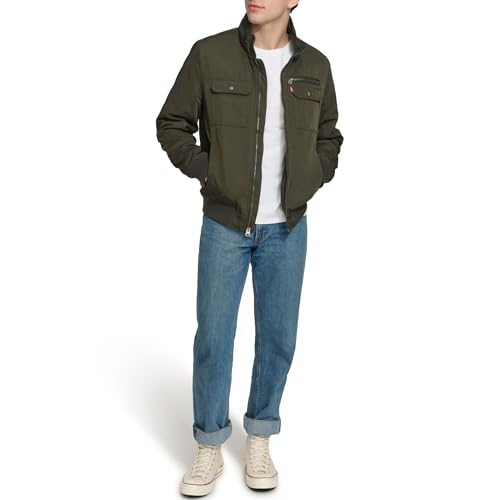 Levi's Mens Men's Stand Collar Utility Bomber2