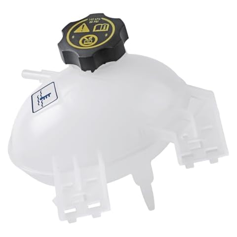 Dtomi Engine Coolant Reservoir Radiator Expansion Tank Compatible With Fiat Jeep Vehicle 500X 2016-2018 Compass 2017-2022 Renegade 2015-2018 Replace# 603-841 68327756AA 68289857AA 68250057AC 52052767 Cover