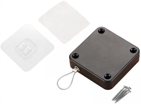 6xAutomatic Door Closer Auto Door Closer for Bedroom Black 1000G Pull