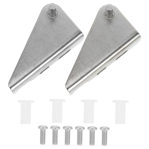 KOMBIUDA 2 Piezas Bisagras Triangulares Inoxidable para Accesorios de Congelador Cocina Reemplazo y Duradero