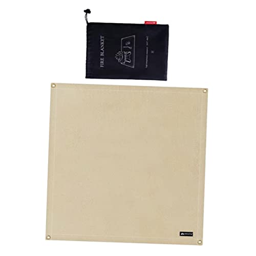 BESTonZON 1Pc Fire Resistant Mat Outdoor Barbecue Protective Cushion Durable Camping Fireproof Blanket for Heat Resistance and Fire Safety for Grilling and Survival