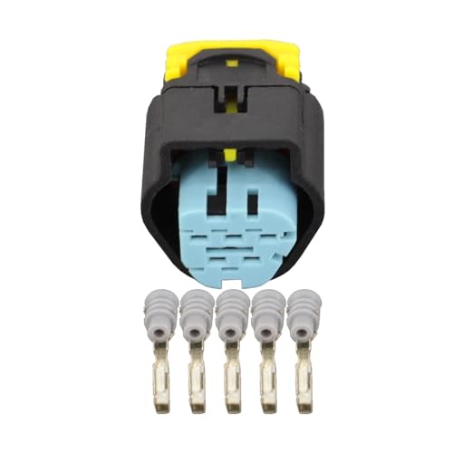 Connecteur electrique etanche 5 broches pour reparation de capteur injection automobile