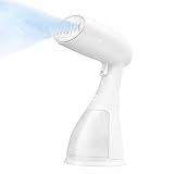 MUZENS Plancha de Vapor Portátil para Ropa, 300ml Plancha de Viaje y Hogar | Cepillo de Vapor Vertical y Horizontal 2 en 1 Vaporizador Eliminador de Arrugas Función de Vapor/Suavizar/Limpiar