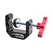 CAMVATE C-Clamp with 1/4 and 3/8 Thread Hole for Camera Monitor(Red T-Handle) - 1687