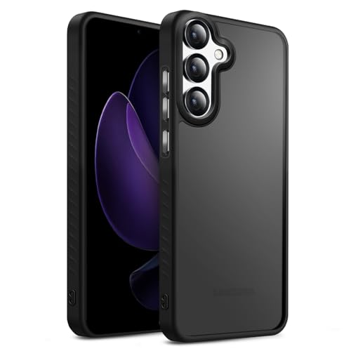 Image of KARWAN️ Shockproof Back Case Cover for Samsung Galaxy S24 Plus | Camera Protection Bump |Shockproof Back Case Cover for Samsung Galaxy S24 Plus - Black