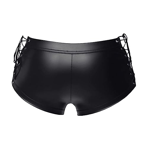 Generic Mens Underwear Thong 2024 Male Lingerie Fashion Casual Solid Color Leather Sexy Coat Sexy Leather Men Lingerie4