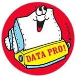 Data Pro!/ Printout Scent Retro Scratch n Sniff Stinky Stickers by Trend; 24 Seals/Pack - Authentic 1980s Designs!