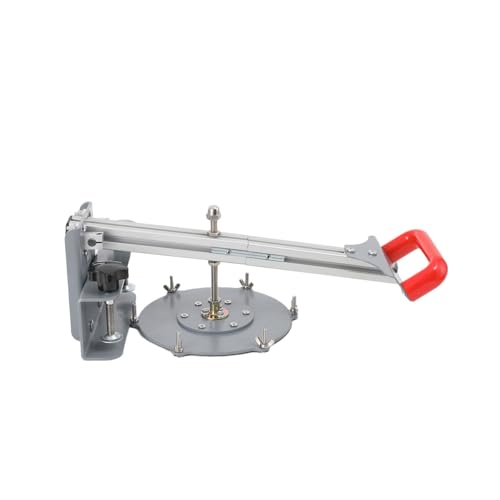 MECUTP Pizza Dough Press Machine, Manual Pastry Press Machine Stainless Steel Cake Pizza Dough Bread Dough Pastry Press Machine Dia. 8inch Platen for Home Kitchen & Commercial Use