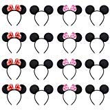 NEWTGAN 16 PCS Mickey Minnie Mouse Ears Theme Park Costume Play Celebration for Boys and Girls (Red,Pink,Black) (B07P6TN5RF) Amazon Price History, Amazon Price Tracker