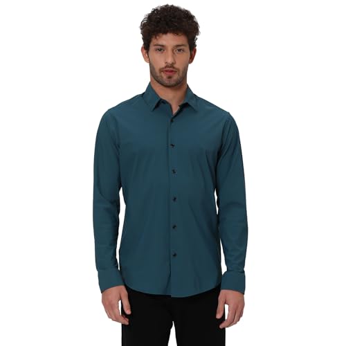 Image of MUFTI Mens Full Sleeve Slim Fit Shirts (Also Available in Plus Size)