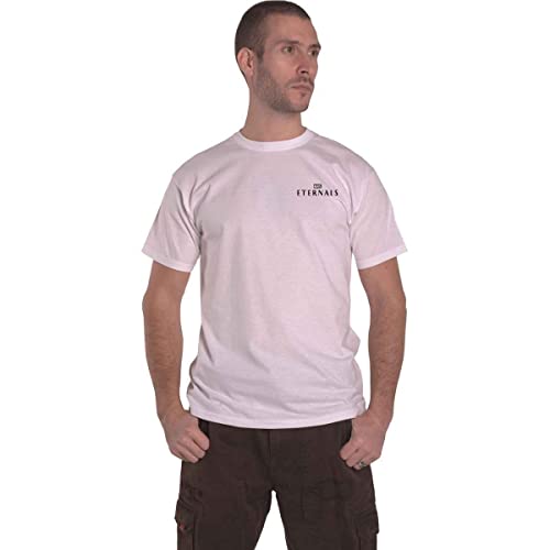 T-shirt Marvel Eternals Sundial Homme Coton Blanc Maillot Geek Manga Cinéma