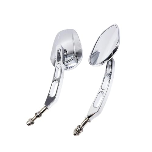 Espejos manillar moto en aluminio cromado para Fat Bob, Breakout y Touring