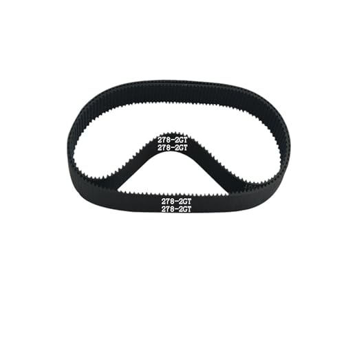Courroie de distribution 2GT en caoutchouc fermee pour imprimante 3D pas a pas 278mm 10mm