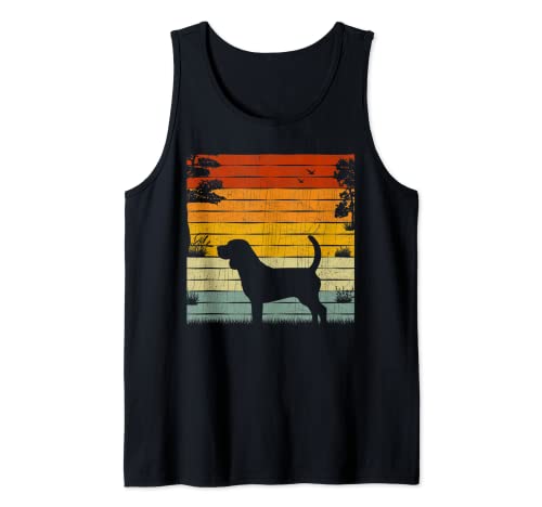 Beagle Dog Lover Men Women Retro Style Vintage Beagle Dog Tank Top