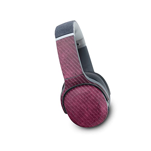 Image of MightySkins Carbon Fiber Skin Compatible with Skullcandy Crusher Evo Wireless - Pink Gravel | Protective, Durable Textured Carbon Fiber Finish | Easy to Apply | Made in The USA