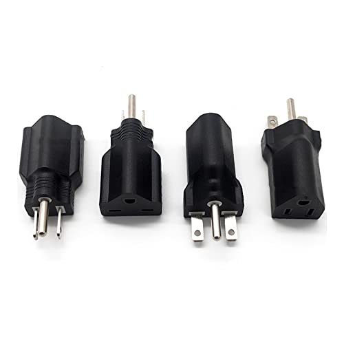 120V to 220-240V Plug Adapter Household Plug Adapter, 5-15P to 6-15R4