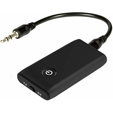 WONSUN Bluetooth 5.0 Transmitter Receiver, 2 in 1 Adapter Mini Portable 3.5mm Jack, Low Latency Compatible with Audio Devices for PC/TV/Car Sound System/Wired Speakers, WONSUN-B10S Cover