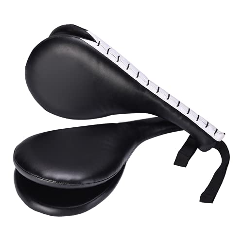 Weikeya Raquettes de Boxe ,Taekwondo Kick Pads Deux Feuilles cibles améliorent la précision Takwondo Target Boost Speed ​​pour Taekwondo Arts Martiaux et...