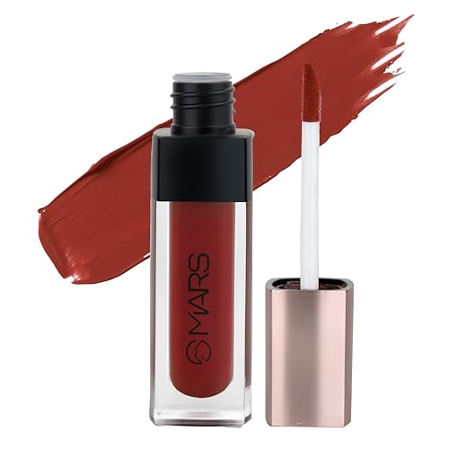 Image of MARS Popstar Non-Drying Liquid Mousse Lipstick for Women with Matte Finish | Lightweight and Non-Sticky Formula | Up to 12 Hour Long Lasting | Transferproof & Waterproof (6.0ml) (11-Disco Nights)