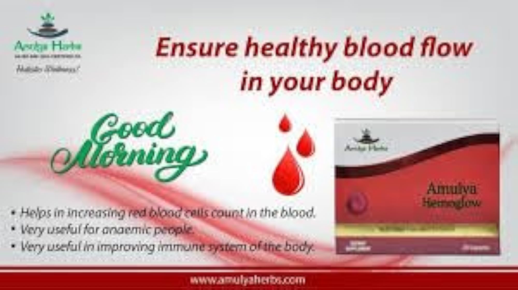 Hemoglow Herbal Supplement, Pack of 2, Improves Haemoglobin