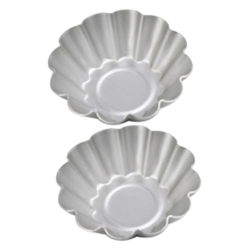 ULTECHNOVO 2stücke Aluminiumlegierung Eierkuchenform Muffinbackform Antihaftbeschichtung Kuchenform Geleeform Backform Für Einfaches Backen Und Entformen