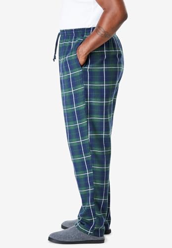KingSize Men's Big & Tall Flannel Plaid Pajama Pants4