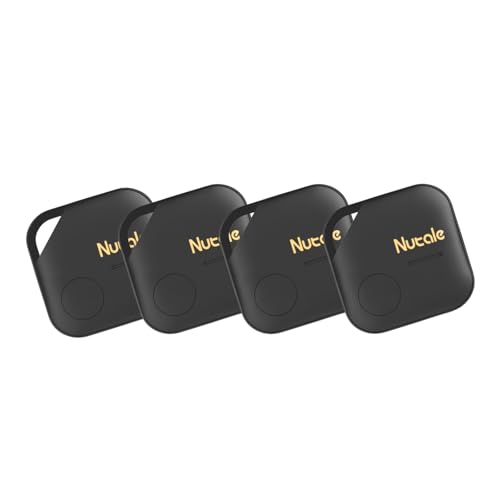 Nutale Localisateur de Clés 4PCS Noir
